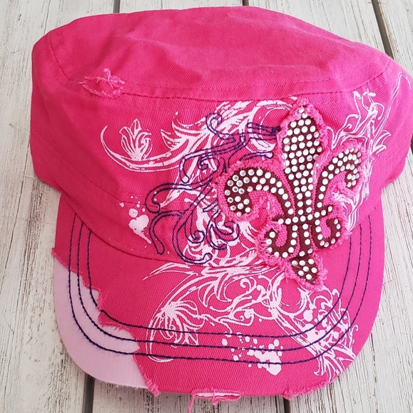 Leader vintage Accessories - Hat, ladies hot pink